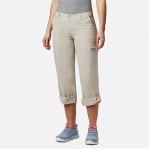 Columbia PFG Women’s Roll Up Cargo Hiking Pants - Lightweight Omni‎ Shade - 10